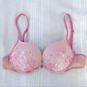 Victoria’s Secret push up rhinestone bra